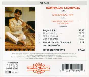 CD Hariprasad Chaurasia: Raga Patdip, Pahadi Dhun