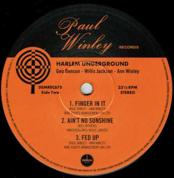 LP Harlem Underground Band: Harlem Underground