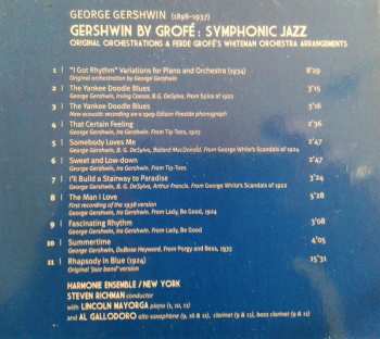 CD Steven Richman: Gershwin By Grofe:Symphonic Jazz