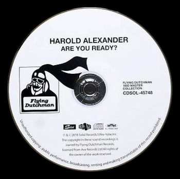 CD Harold Alexander: Are You Ready? LTD