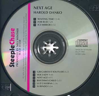 CD Harold Danko Quartet: Next Age