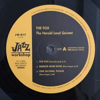 LP Harold Land Quintet: The Fox LTD