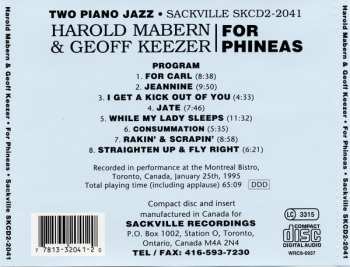 CD Harold Mabern: For Phineas