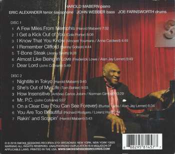 2CD Harold Mabern: The Iron Man: Live At Smoke
