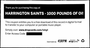 LP Harrington Saints: 1,000 Pounds Of Oi!