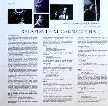 2LP Harry Belafonte: Belafonte At Carnegie Hall: The Complete Concert LTD