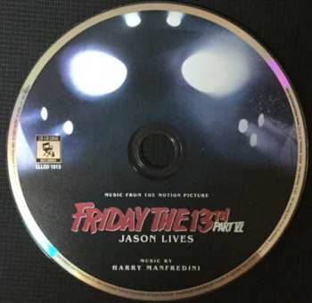 CD Harry Manfredini: Friday The 13th Part VI: Jason Lives (Music From The Motion Picture)