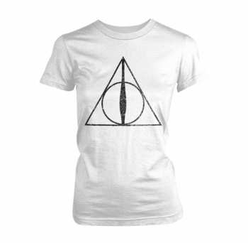Merch Harry Potter: T-shirt Dames Deathly Hallows Symbol