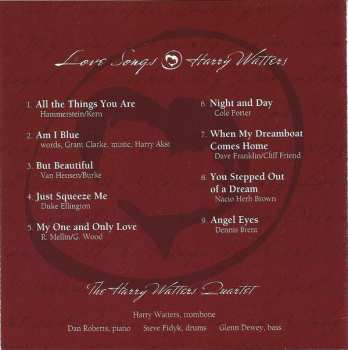 CD Harry Watters: Out Of A Dream: Love Songs