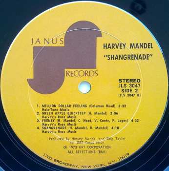 LP Harvey Mandel: Shangrenade