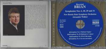 CD Havergal Brian: Symphonies Nos. 6, 28, 29 and 31