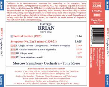 CD The Moscow Symphony Orchestra: Symphony No. 2 / Festival Fanfare