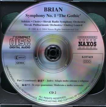 2CD Slovak Radio Symphony Orchestra: Symphony No. 1 'The Gothic'