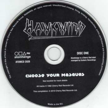 2CD Hawkwind: Choose Your Masques DLX