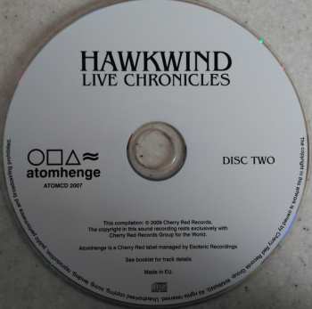2CD Hawkwind: Live Chronicles