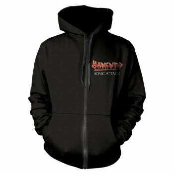 Merch Hawkwind: Hoodie Met Rits Sonic Attack