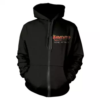 Hoodie Met Rits Sonic Attack