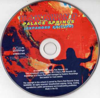 2CD Hawkwind: Palace Springs