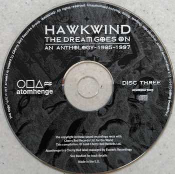 3CD/Doos Hawkwind: The Dream Goes On - An Anthology 1985 - 1997