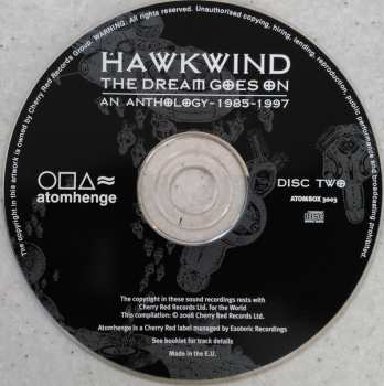 3CD/Doos Hawkwind: The Dream Goes On - An Anthology 1985 - 1997
