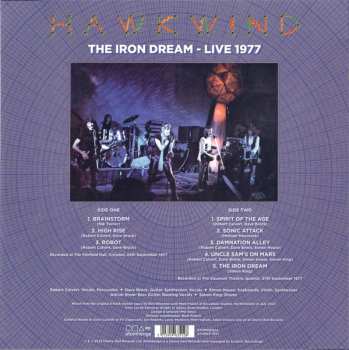 LP Hawkwind: The Iron Dream - Live 1977 CLR