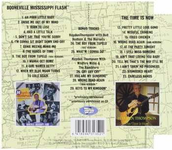 CD Hayden Thompson: Booneville Mississippi Flash /  The Time Is Now