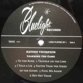 LP Hayden Thompson: Learning The Game