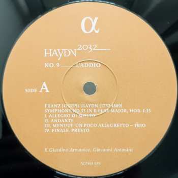 2LP/CD Joseph Haydn: No. 9 _ L'Addio LTD | NUM