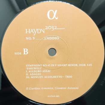 2LP/CD Joseph Haydn: No. 9 _ L'Addio LTD | NUM
