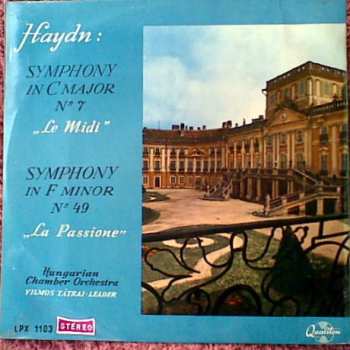Album Joseph Haydn: Symphony In C Major "Le Midi" / Symphony In F Minor "La Passione"