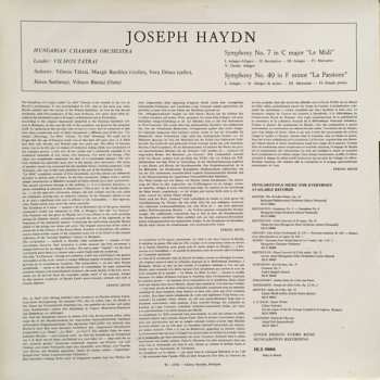 LP Joseph Haydn: Symphony No. 7 In C Major "Le Midi" - Symphony No. 49 In F Minor " La Passione"