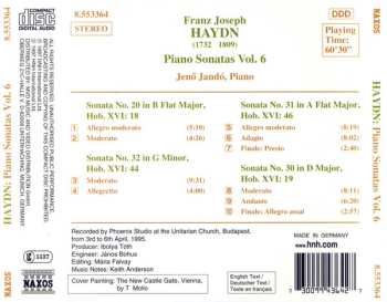 CD Joseph Haydn: Piano Sonatas Vol. 6 (Nos. 20 And 30 - 32)