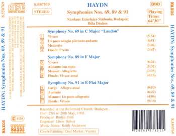 CD Joseph Haydn: Symphonies Vol. 12 (Nos. 69 "Laudon", 89 & 91)