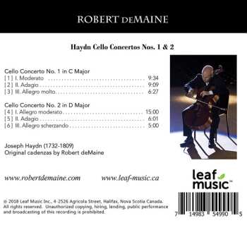 CD Joseph Haydn: Cello Concertos Nos. 1 & 2