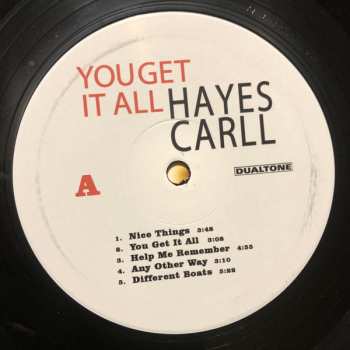 LP Hayes Carll: You Get It All