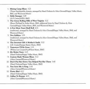 CD Hazel Dickens And Alice Gerrard: Hazel & Alice