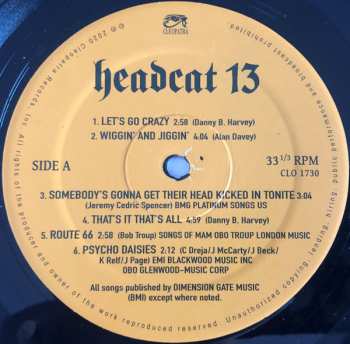 LP Headcat 13: Headcat 13 LTD