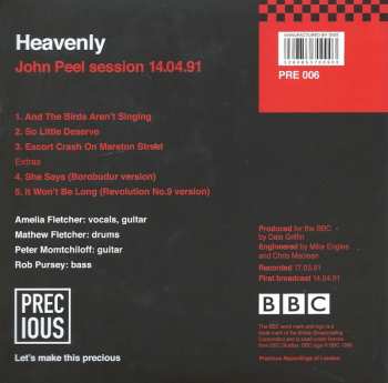 2SP Heavenly: John Peel Session 14.04.91
