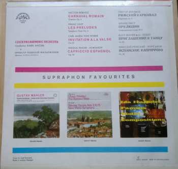 LP The Czech Philharmonic Orchestra: Carnaval Romain / Les Préludes / Invitation À La Valse / Capriccio Espagnol