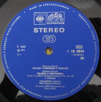 LP Hector Berlioz: Valčíky Vznešené A Tesklivé / Faustovo Prokletí / Pelléas A Mélisanda