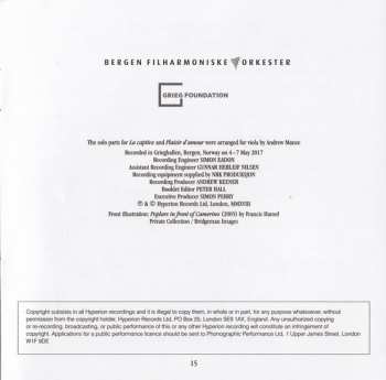 CD Hector Berlioz: Harold In Italy / Aufforderung Zum Tanz, Andante Und Rondo Ungarese