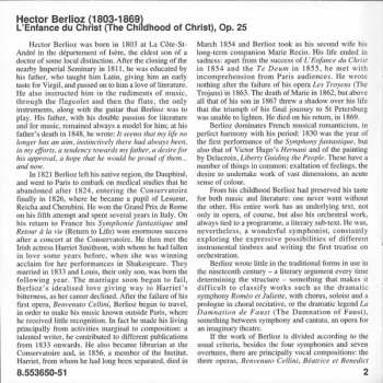2CD Hector Berlioz: L'Enfance Du Christ = The Childhood Of Christ • Sacred Trilogy, Op. 25