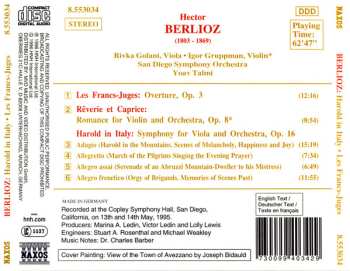 CD Hector Berlioz: Harold In Italy / Les Francs-Juges / Rêverie et Caprice