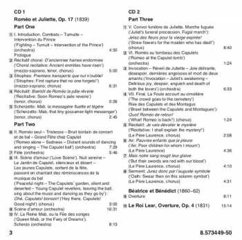 2CD Hector Berlioz: Roméo Et Juliette