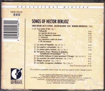 CD Hector Berlioz: Songs Of Hector Berlioz