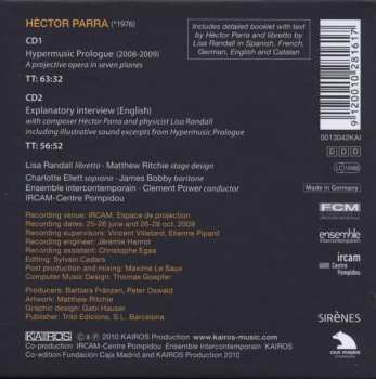 2CD/Doos Ensemble Intercontemporain: Hypermusic Prologue - A Projective Opera In Seven Planes