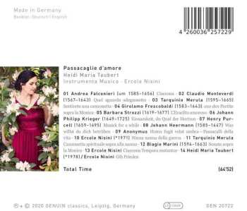 CD Instrumenta Musica: Passacaglie E'Amore
