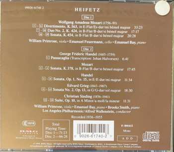 2CD/Doos Edvard Grieg: The Heifetz Chamber Music Collection I