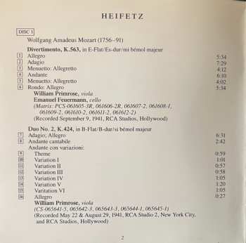 2CD/Doos Edvard Grieg: The Heifetz Chamber Music Collection I