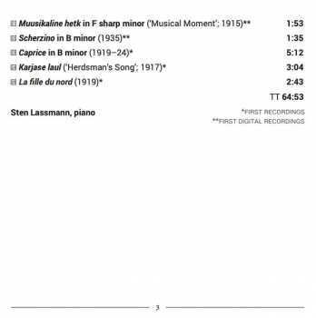 CD Sten Lassmann: Complete Piano Music, Volume Six